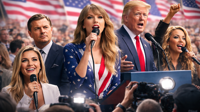 Quando a fama encontra a política e divide o público