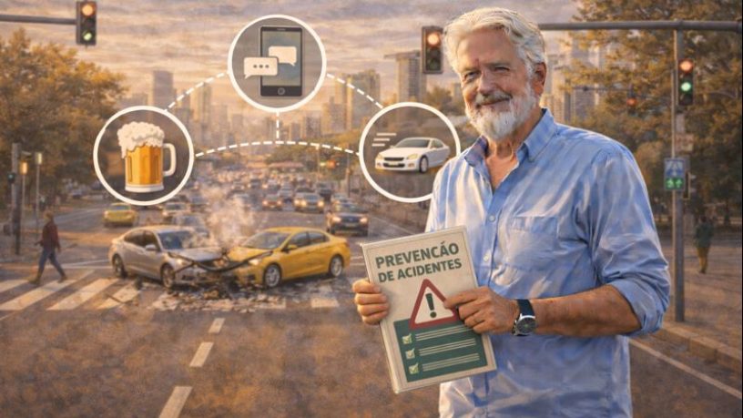 Conhecer as principais causas de acidentes de trânsito é o primeiro passo para preveni-los, observa Aldo Vendramin.